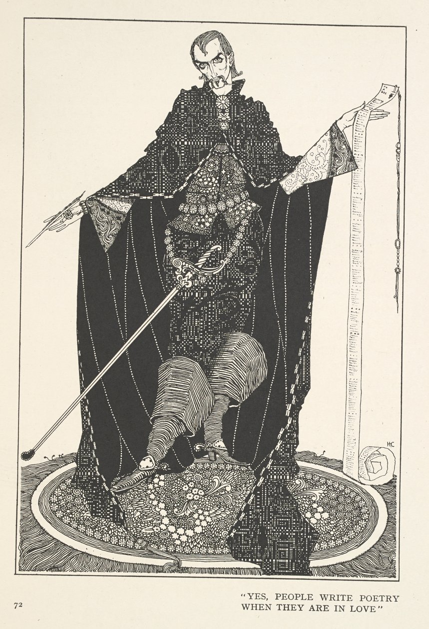 The Galoshes of Fortune. Ja, folk skriver poesi når de er forelsket. av Harry Clarke