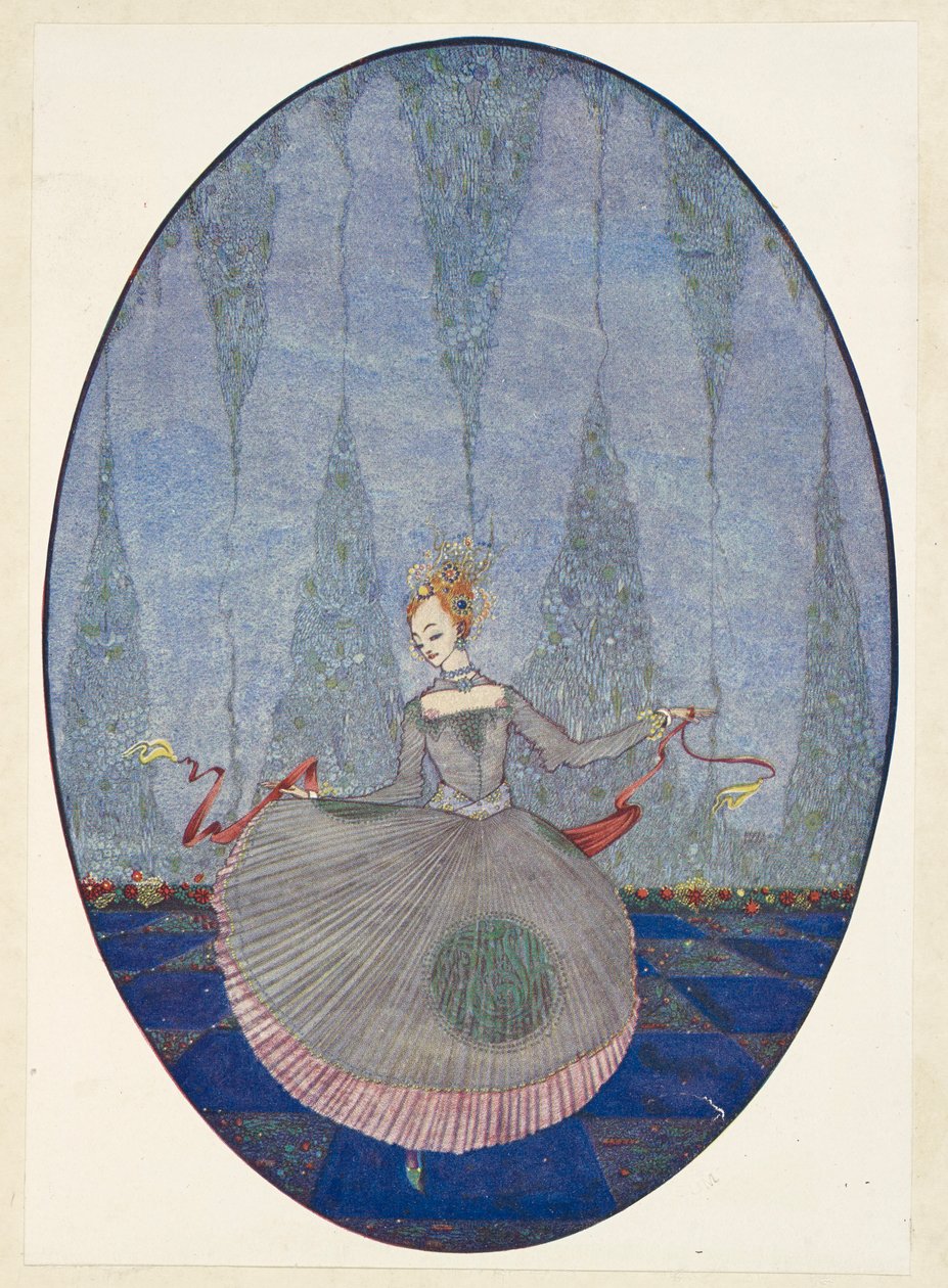 Den lille sjøpiken. Danser over gulvet da ingen ennå hadde danset. av Harry Clarke