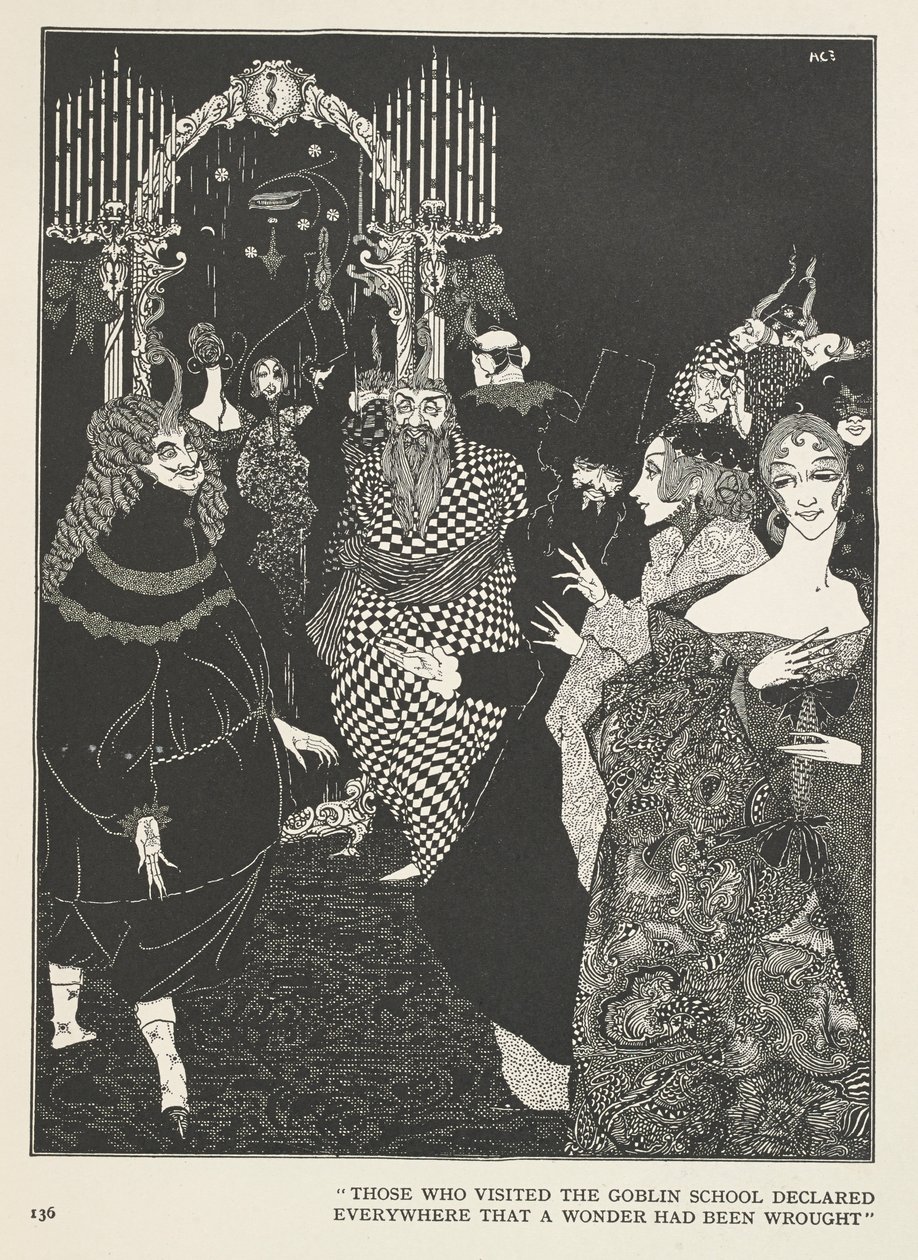 Snødronningen. De som besøkte Goblin School erklærte overalt at et under var blitt utført. av Harry Clarke