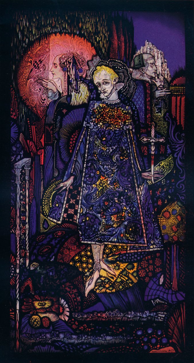 The Song of the Mad Prince, c1917 av Harry Clarke