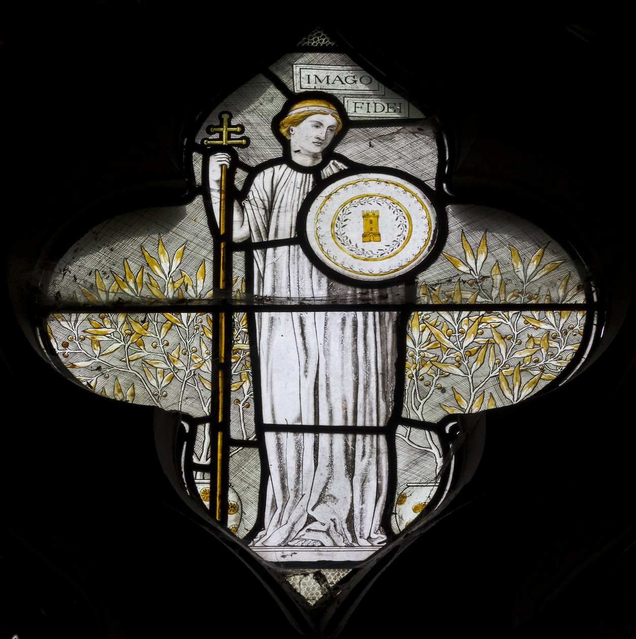 Minley, St Andrew, James Powell & Sons, Harry Ellis Wooldridge, Faith, 1870 av Harry Ellis Wooldridge