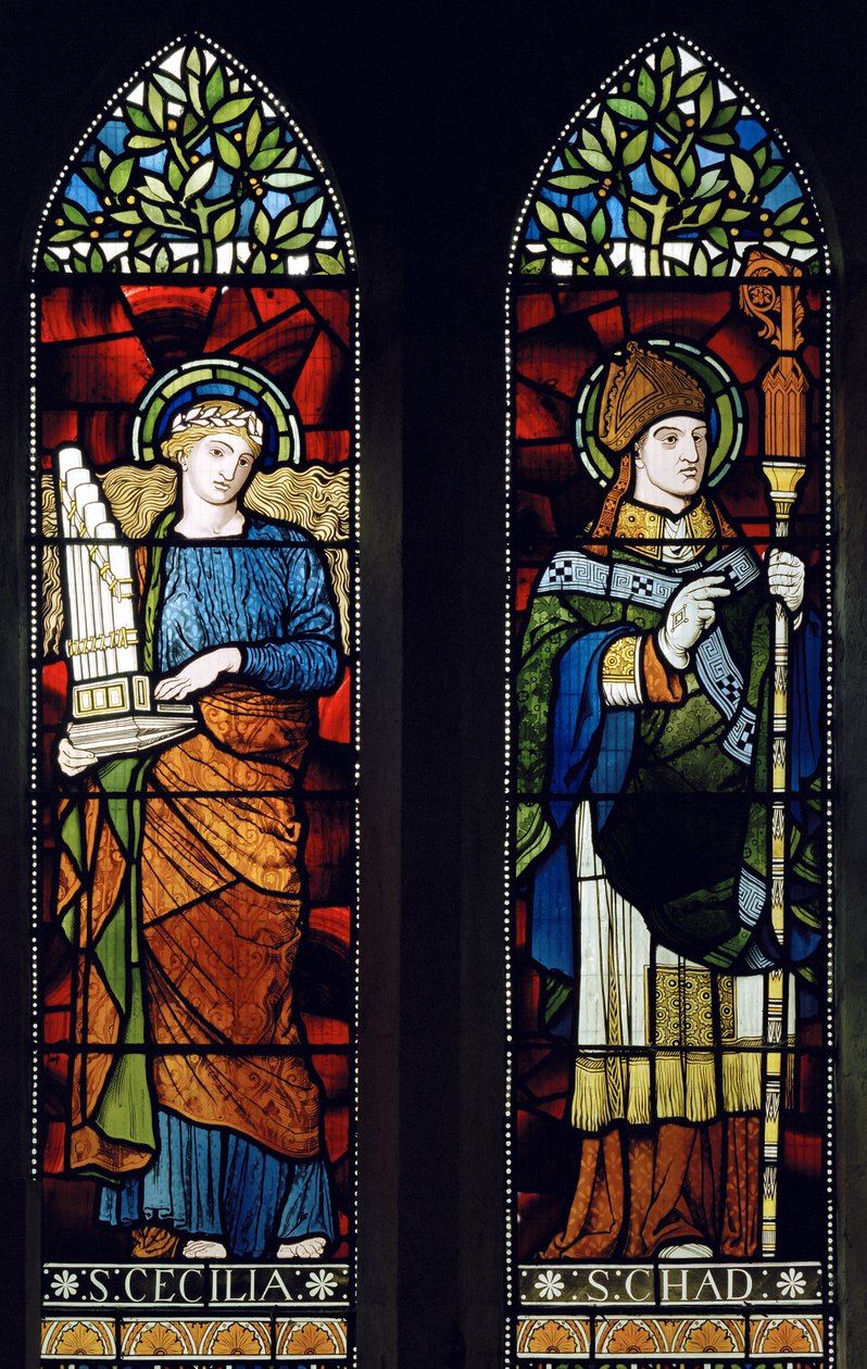 Thursford, St Andrew, James Powell & Sons, Harry Wooldridge, St Cecilia & St Chad, 1873 av Harry Ellis Wooldridge