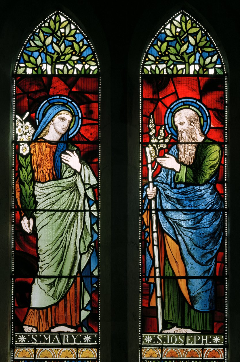 Thursford, St Andrew, James Powell & Sons, Harry Wooldridge, St Mary & St Joseph, 1873 av Harry Ellis Wooldridge