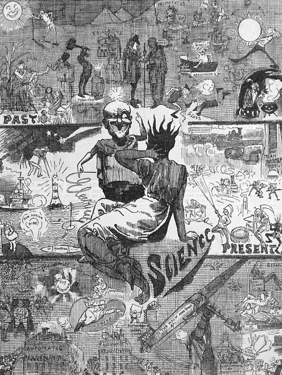 Anvendelse av vitenskap, dens fremgang i fortiden, dens fordeler fra 1800-tallet og utsikter fra det 20. århundre av Harry Furniss