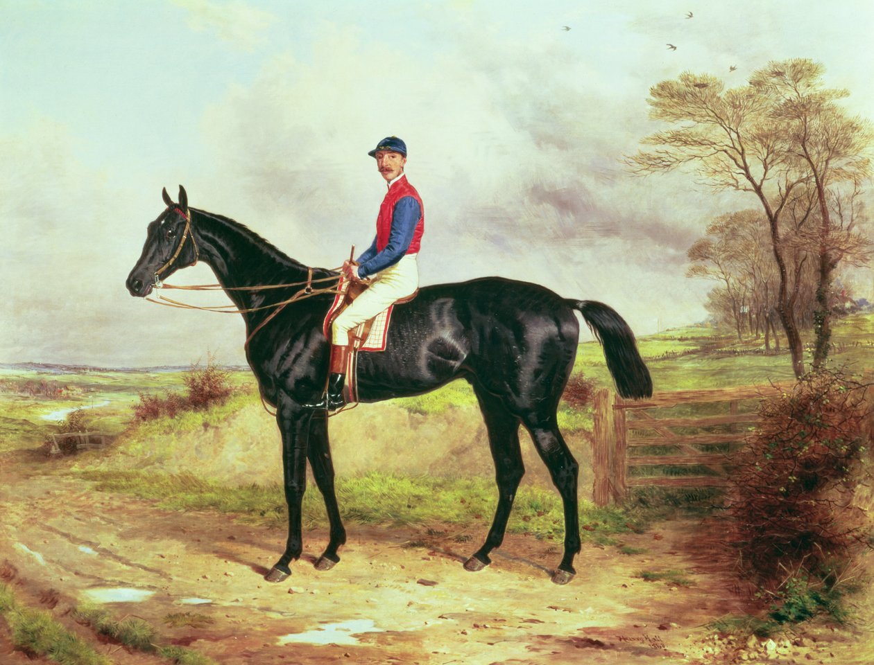 Earl Pouletts The Lamb , Vinner av Grand National, med Mr.George Ede av Harry Hall