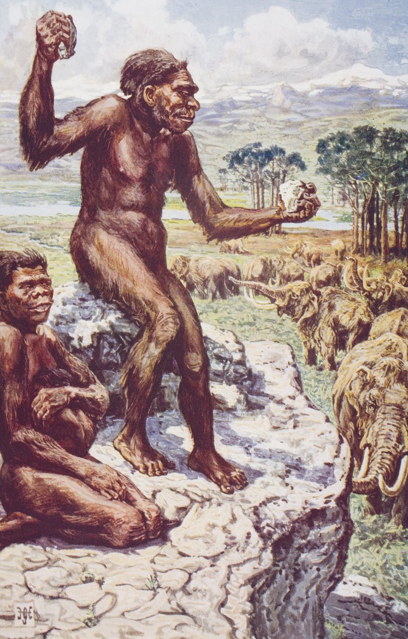 Neanderthal Mankind, illustrasjon fra 