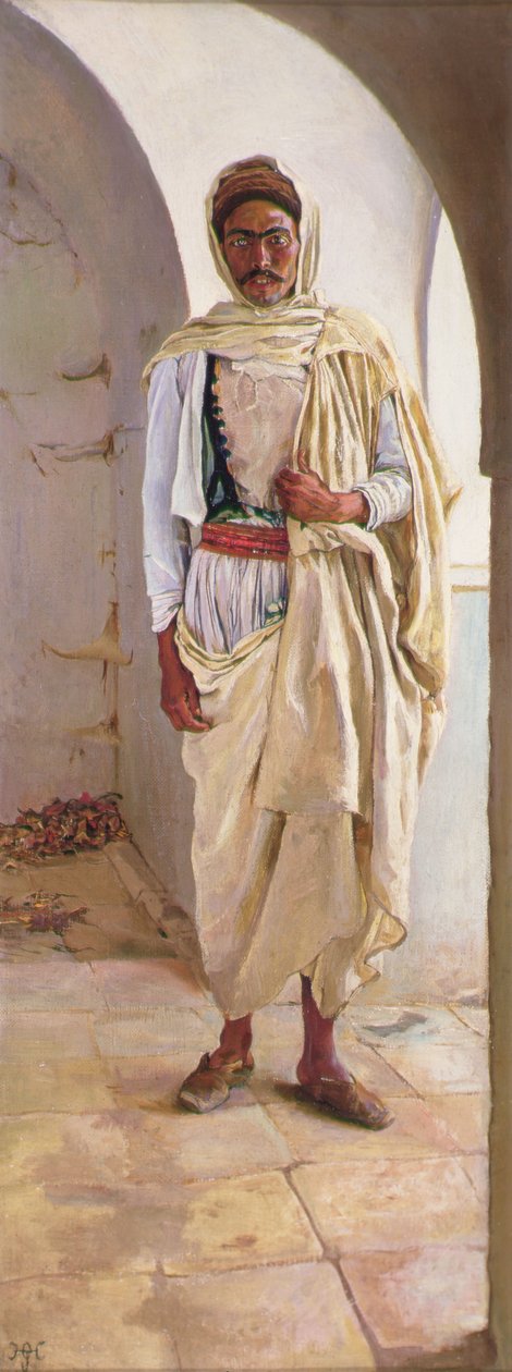 En berber fra Sør-Tunis, ca. 1898 (olje på lerret) av Harry Hamilton Johnston