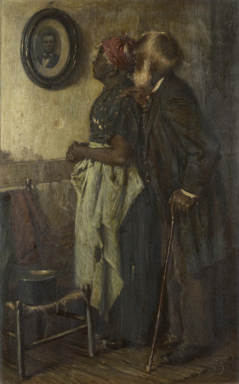 Var det for det beste? 1904 (olje på lerret) av Harry Herman Roseland