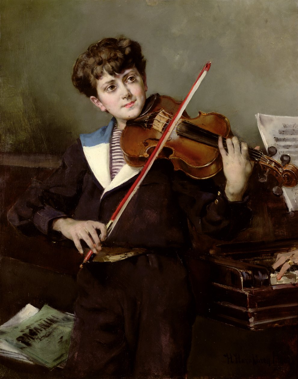 Fiolinisten av Harry Humphrey Moore