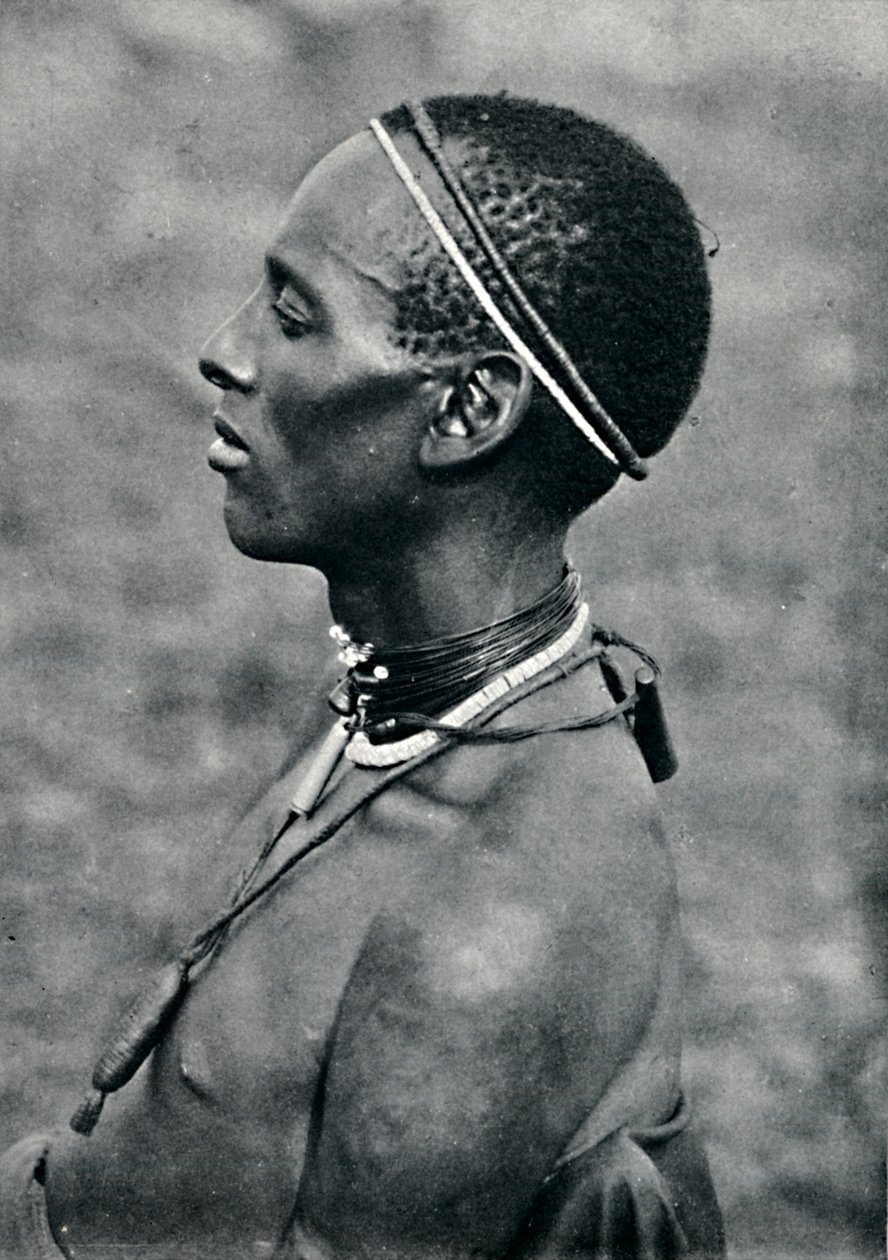 En Hima fra Mpororo, Ekvatorial-Afrika, vest for Victoria Nyanza, 1912 av Harry Johnston