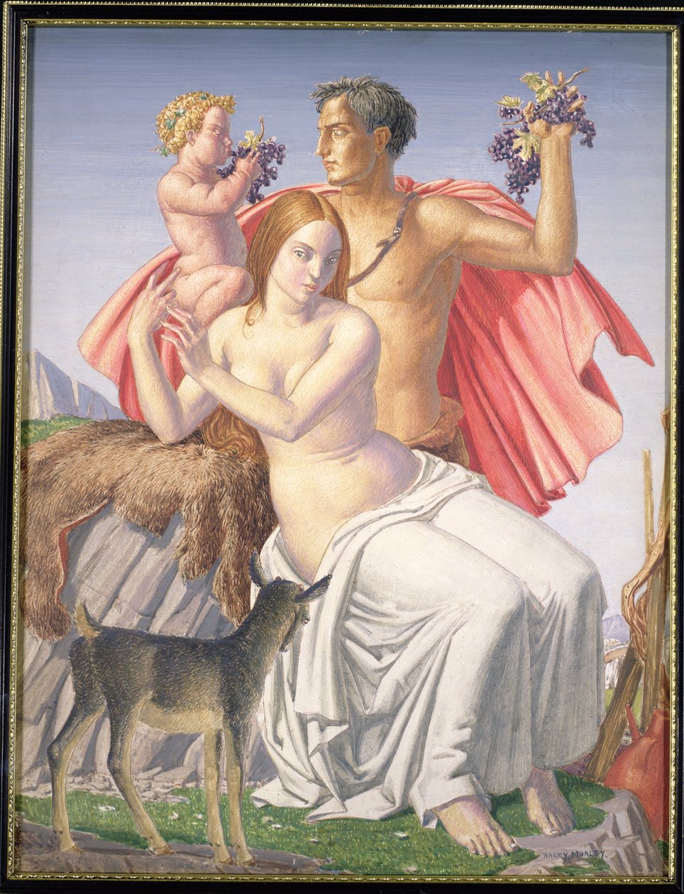 The Young Bacchus, 1930 (tempera om bord) av Harry Morley