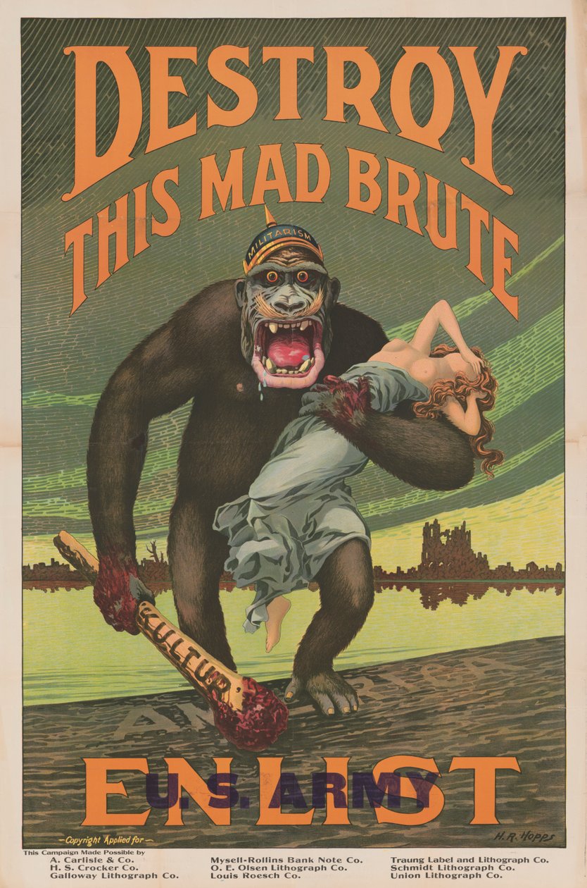 Ødelegg denne Mad Brute Enlist - U.S. Army av Harry R. Hopps