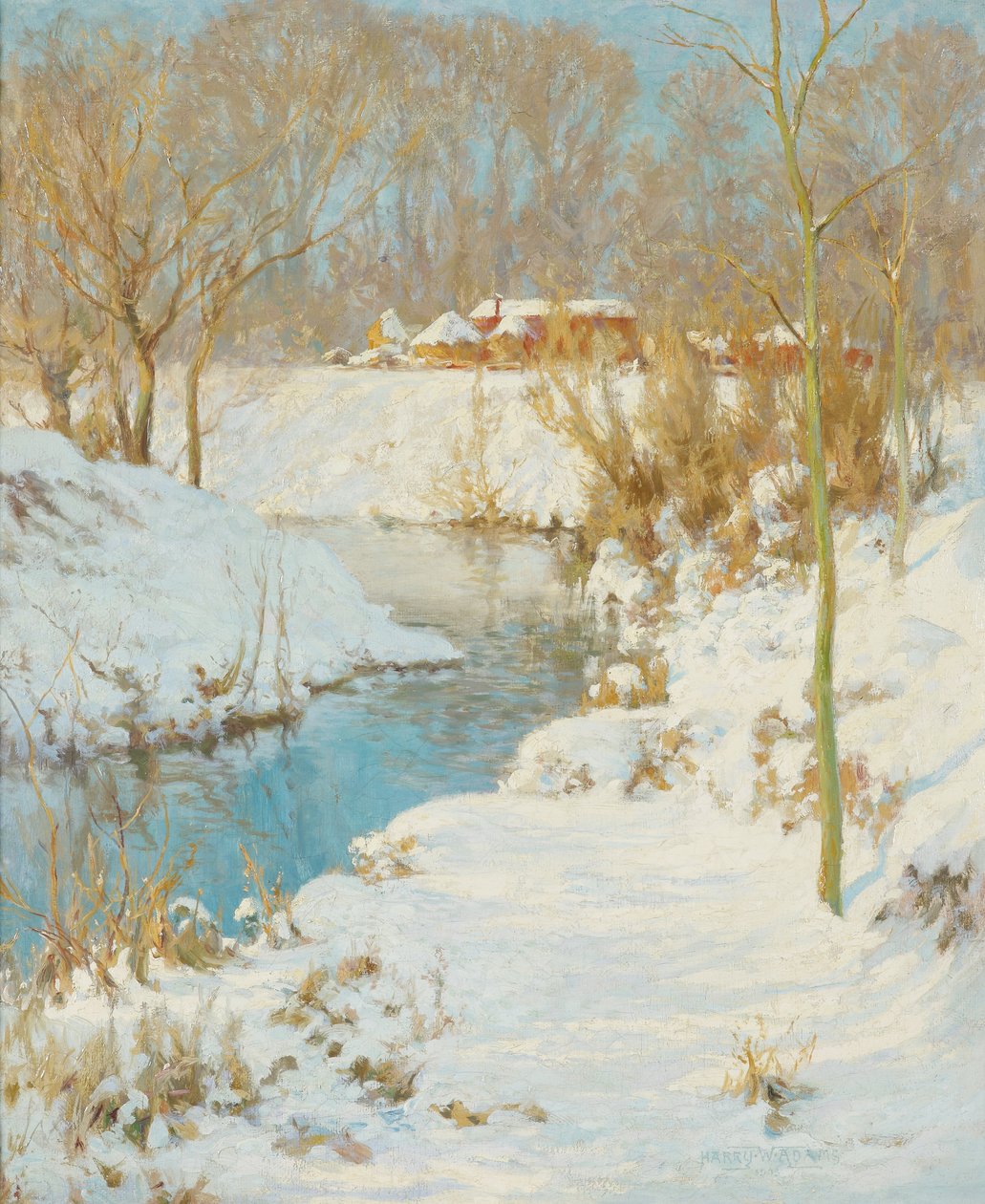 Et vintersolskinn, 1903 av Harry William Adams
