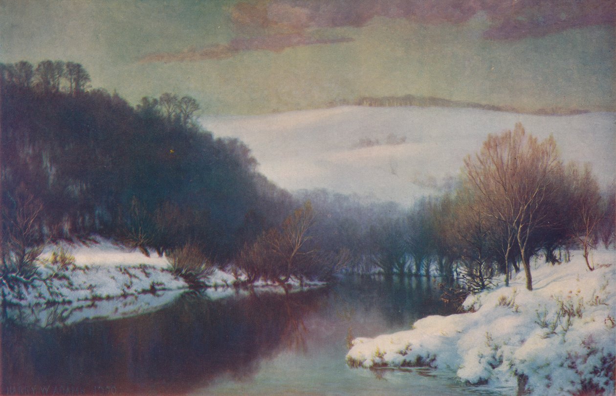 Vintersøvn, 1900, c1900 av Harry William Adams