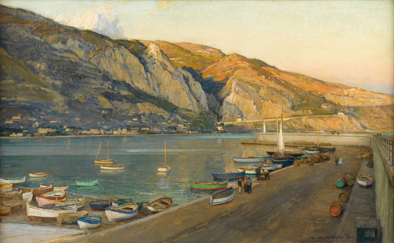 Havnen i Menton, Cote d