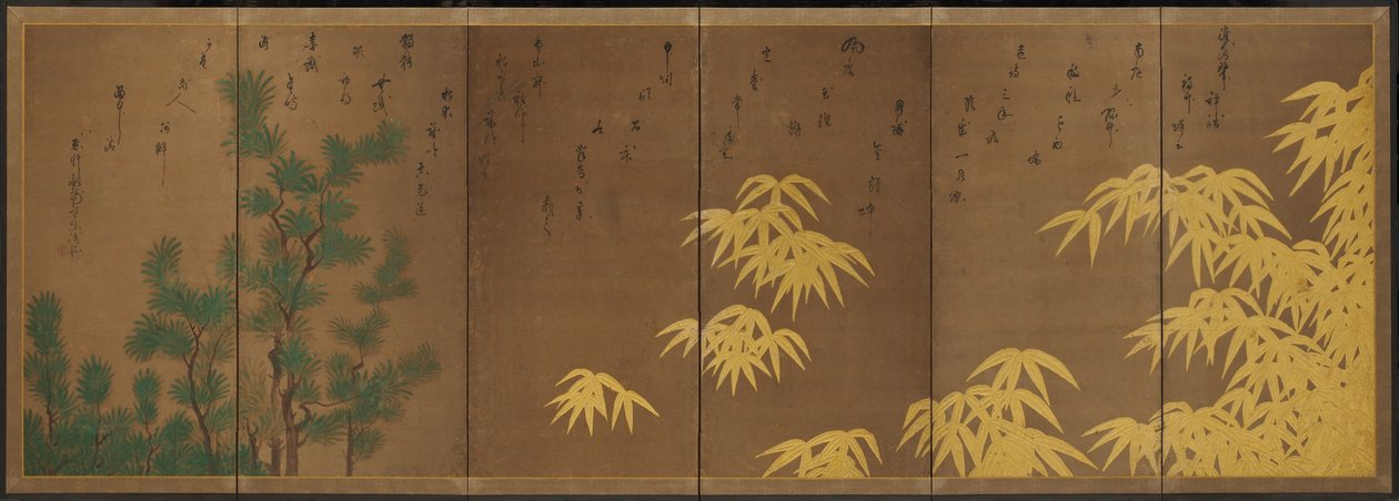  av Hasagawa & Sodon Tetsuzan (1531 1617) (attr.) Tohaku