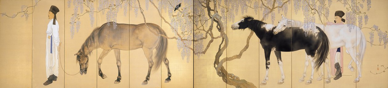 Besøker en eremitt, 1930 av Hashimoto Kansetsu