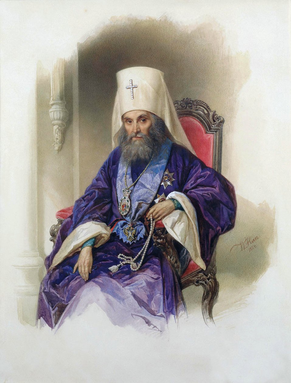 Portrett av Metropolitan Filaret of Moscow
