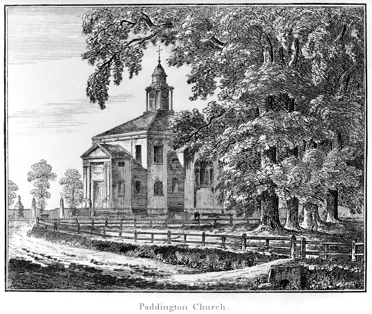 Paddington kirke, 1795 av Haynes King