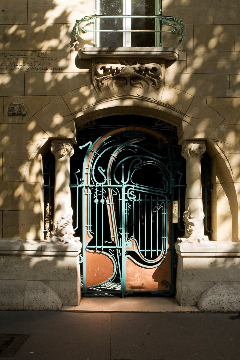 Inngang til Castel Beranger, 1897-98 av Hector Guimard
