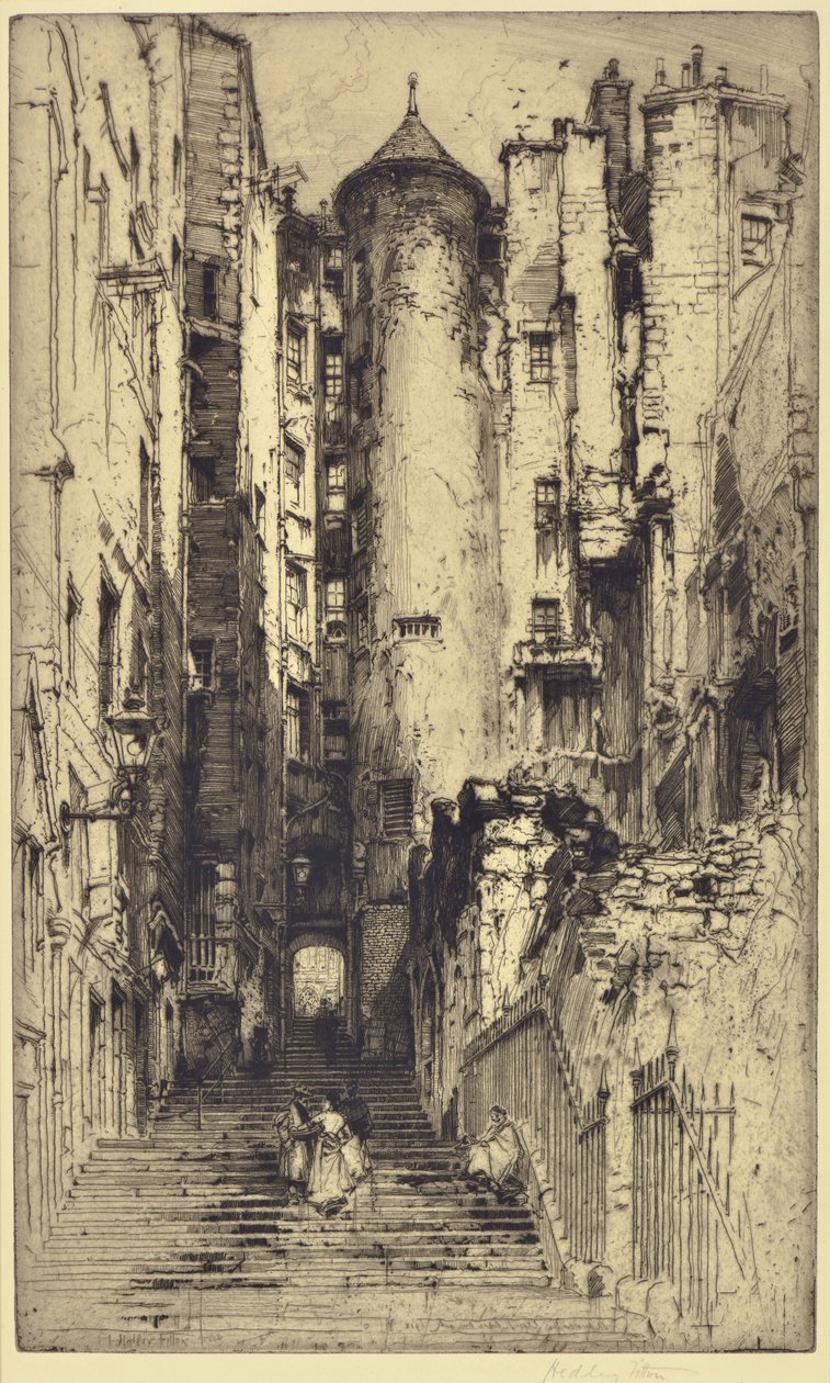Advocates Close, Edinburgh av Hedley Fitton