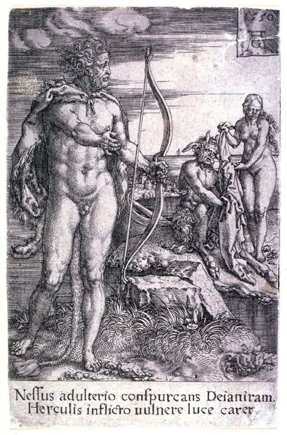 Herkules og centauren Nessus av Heinrich Aldegrever