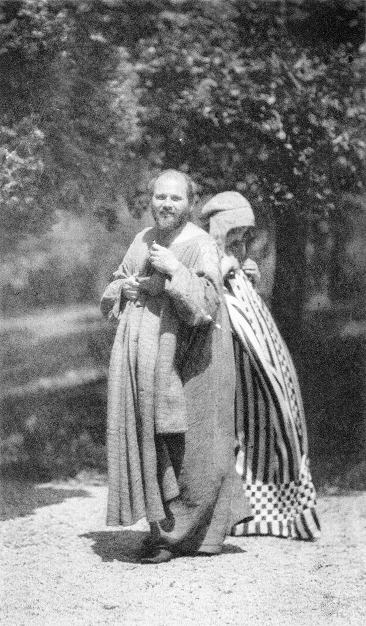 Gustav Klimt og Emilie Flöge av Heinrich Böhler