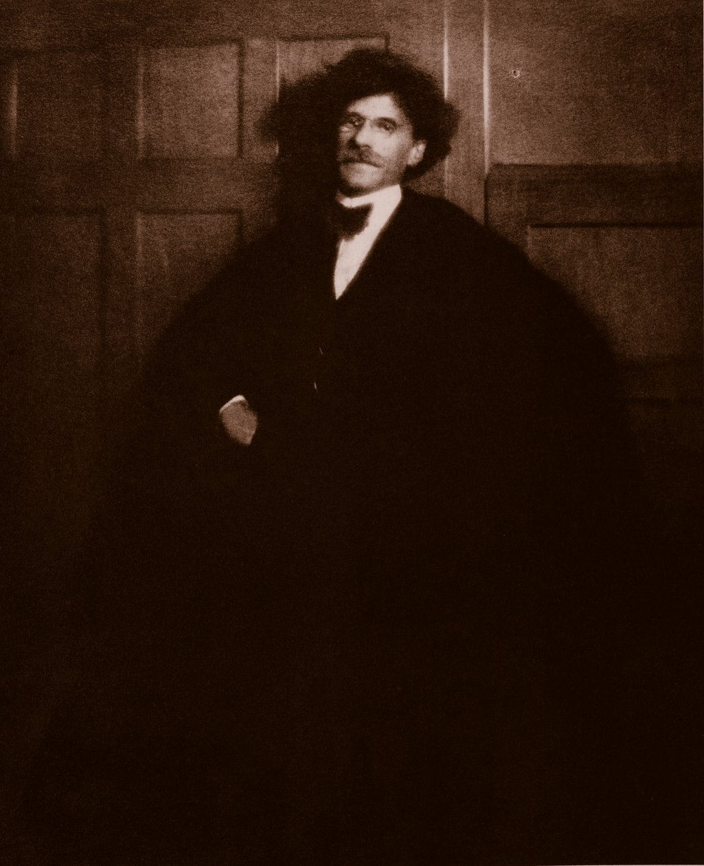 Alfred Stieglitz (sepia-bilde) av Heinrich Kuhn