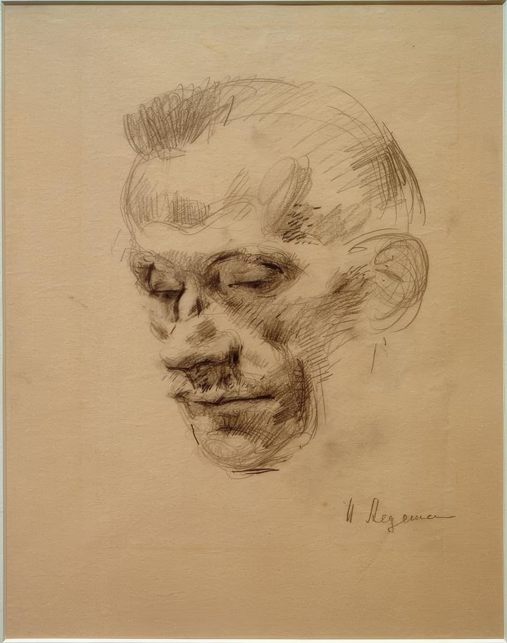 Portrett av Wilhelm Werner, rundt 1926 (?) av Heinrich Stegemann