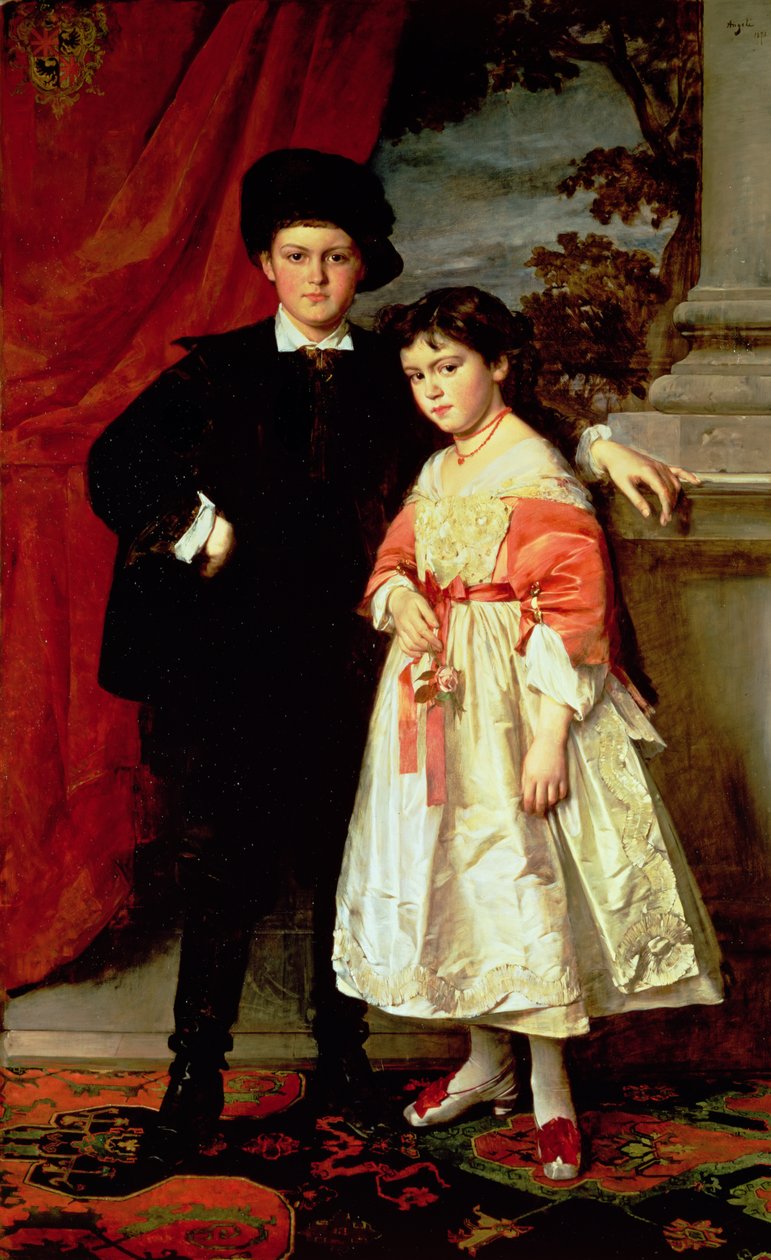 Barna til Freiherr von Seidler av Heinrich von Angeli