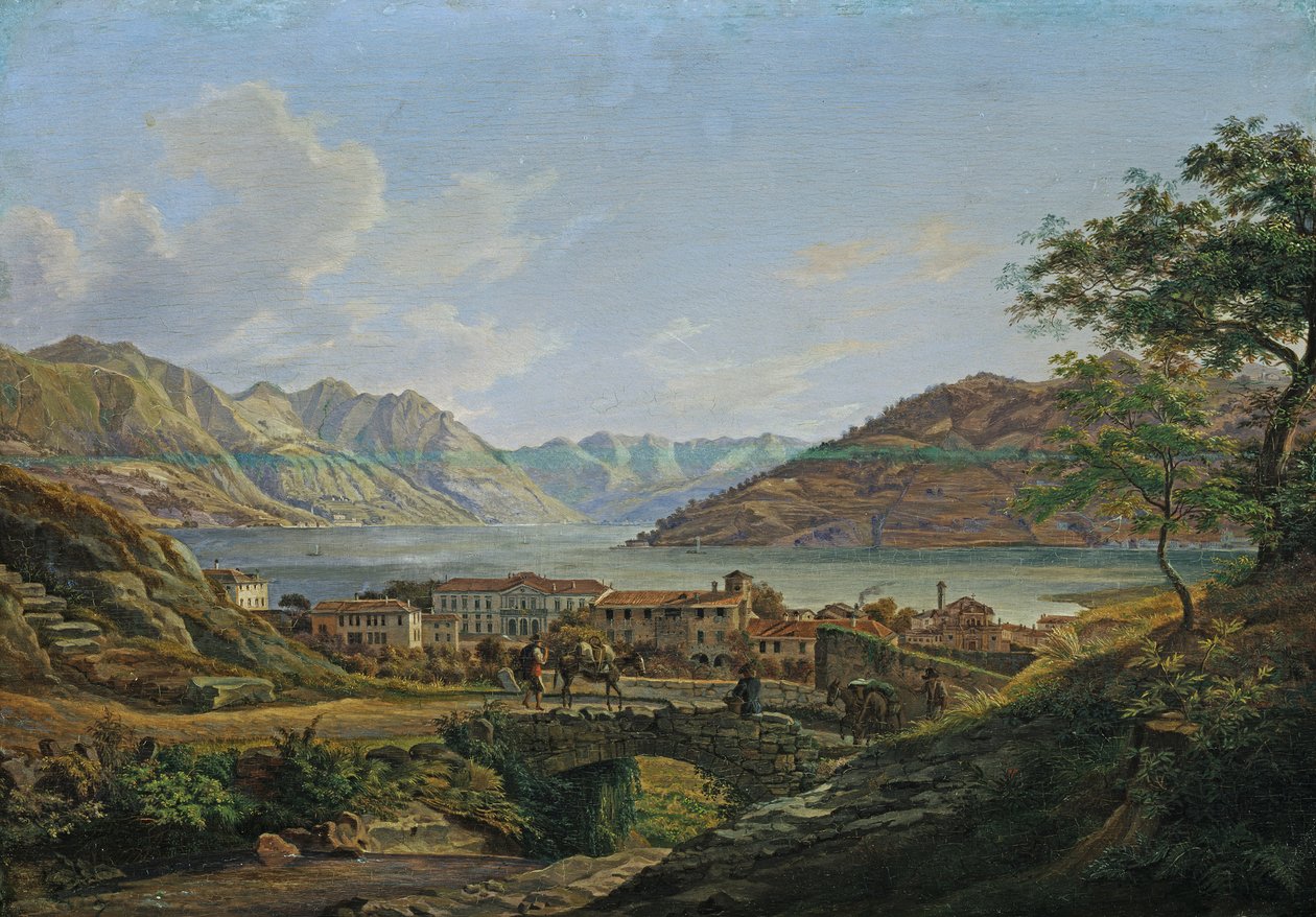 Comer See av Heinrich Adam