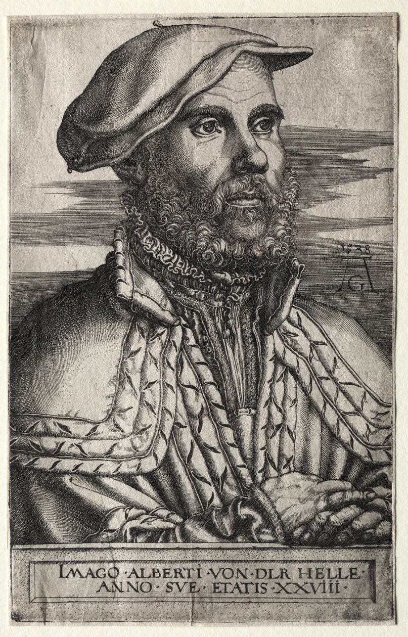 Albert van der Helle av Heinrich Aldegrever