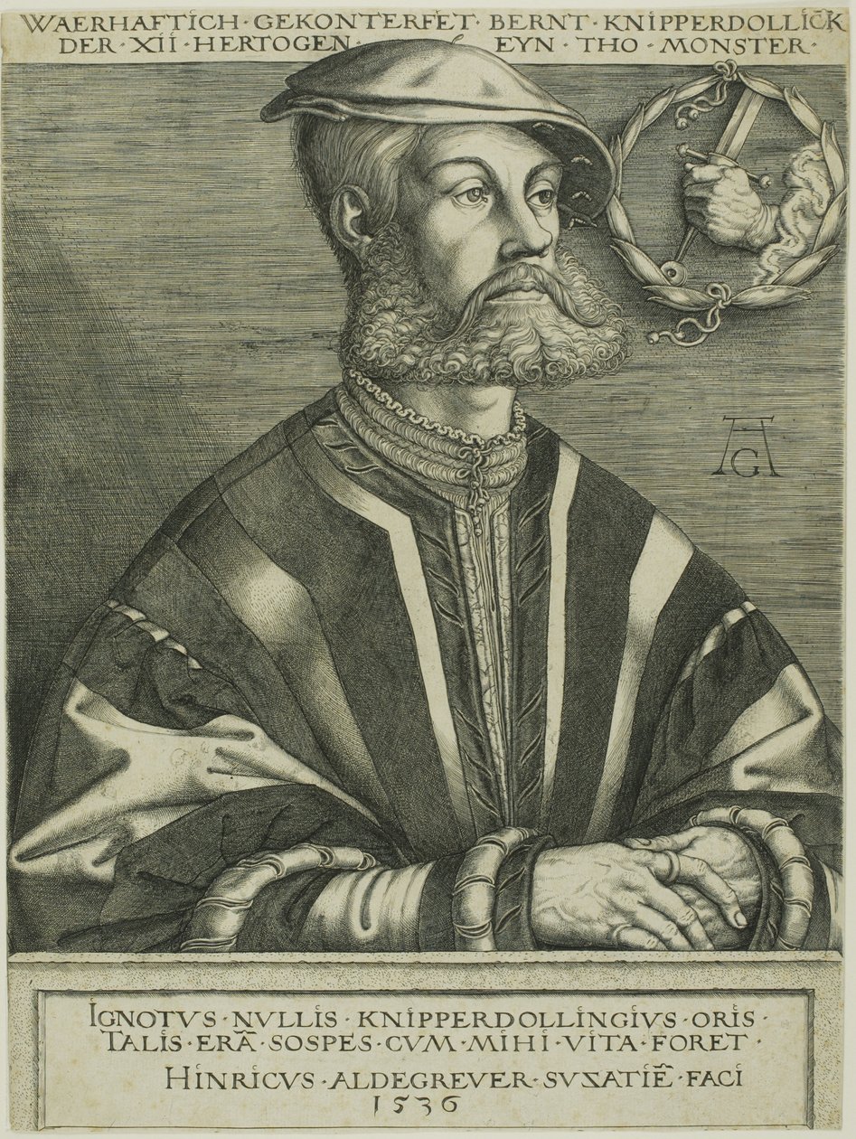 Bernard Knipperdolling av Heinrich Aldegrever