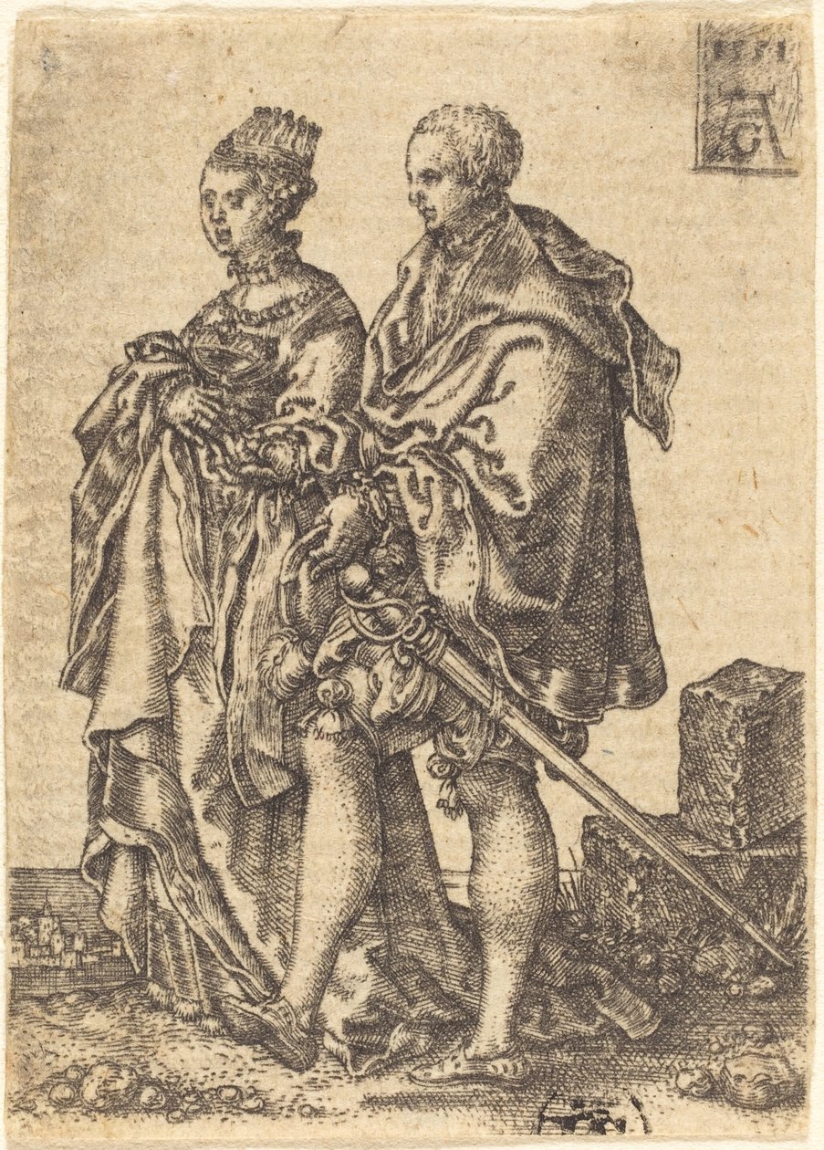Dansepar, 1551. av Heinrich Aldegrever
