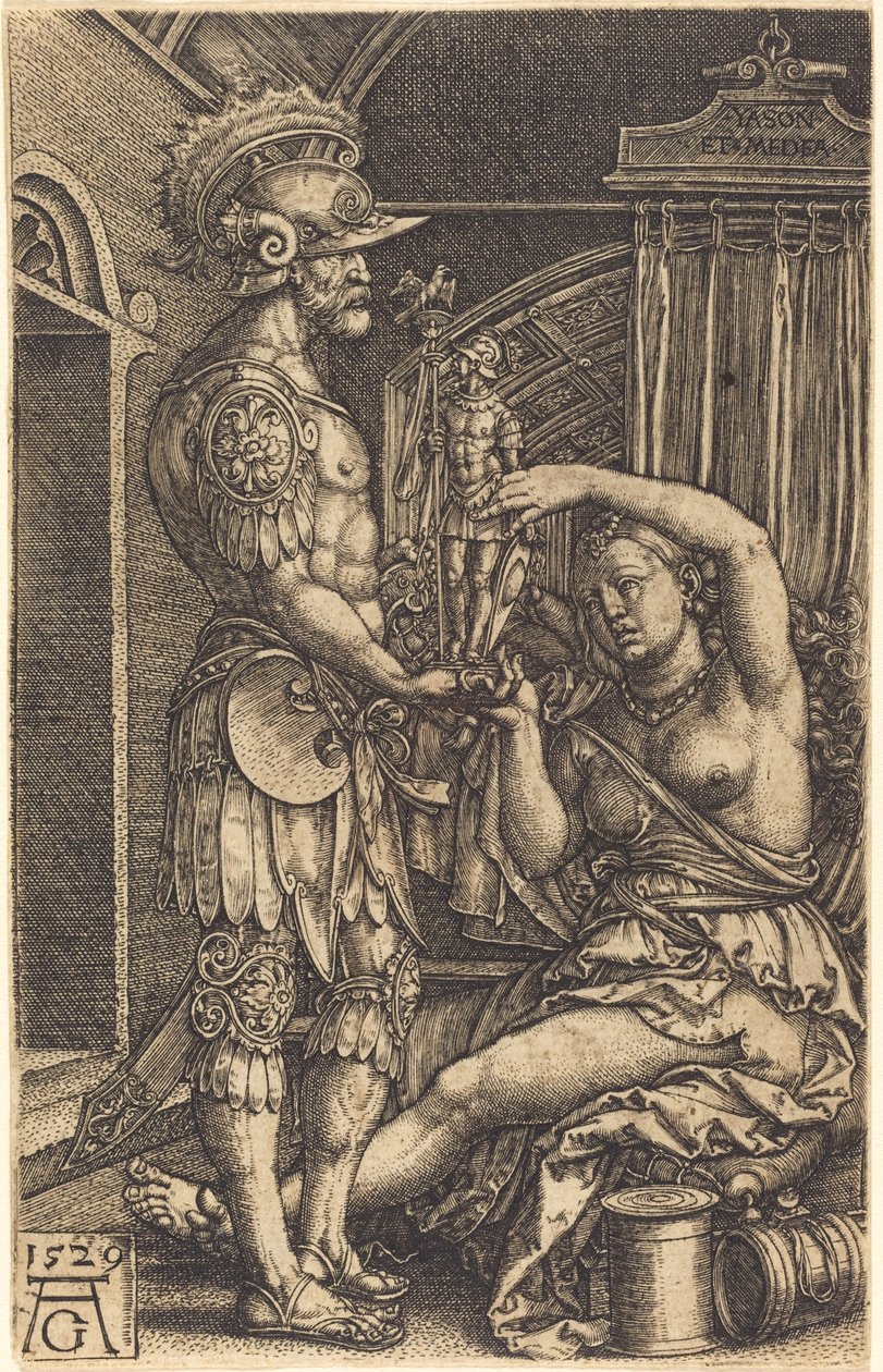 Jason og Medea av Heinrich Aldegrever