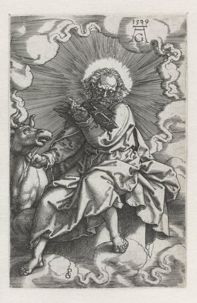 Luke Fire evangelister (serietittel) av Heinrich Aldegrever