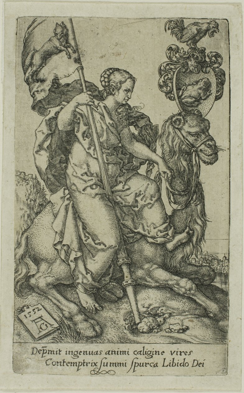 Lyst, fra lastene av Heinrich Aldegrever