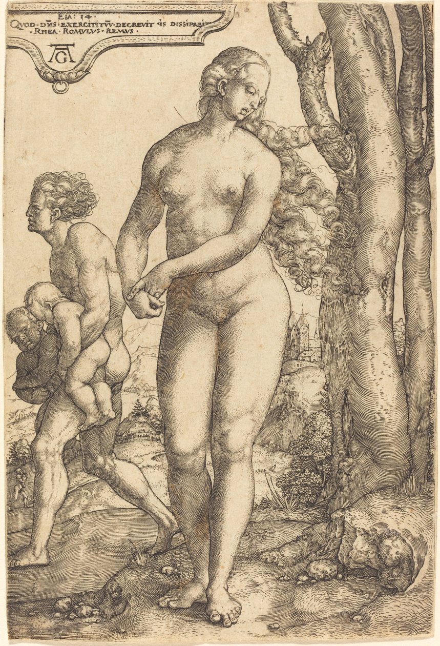 Rhea Silvia. av Heinrich Aldegrever