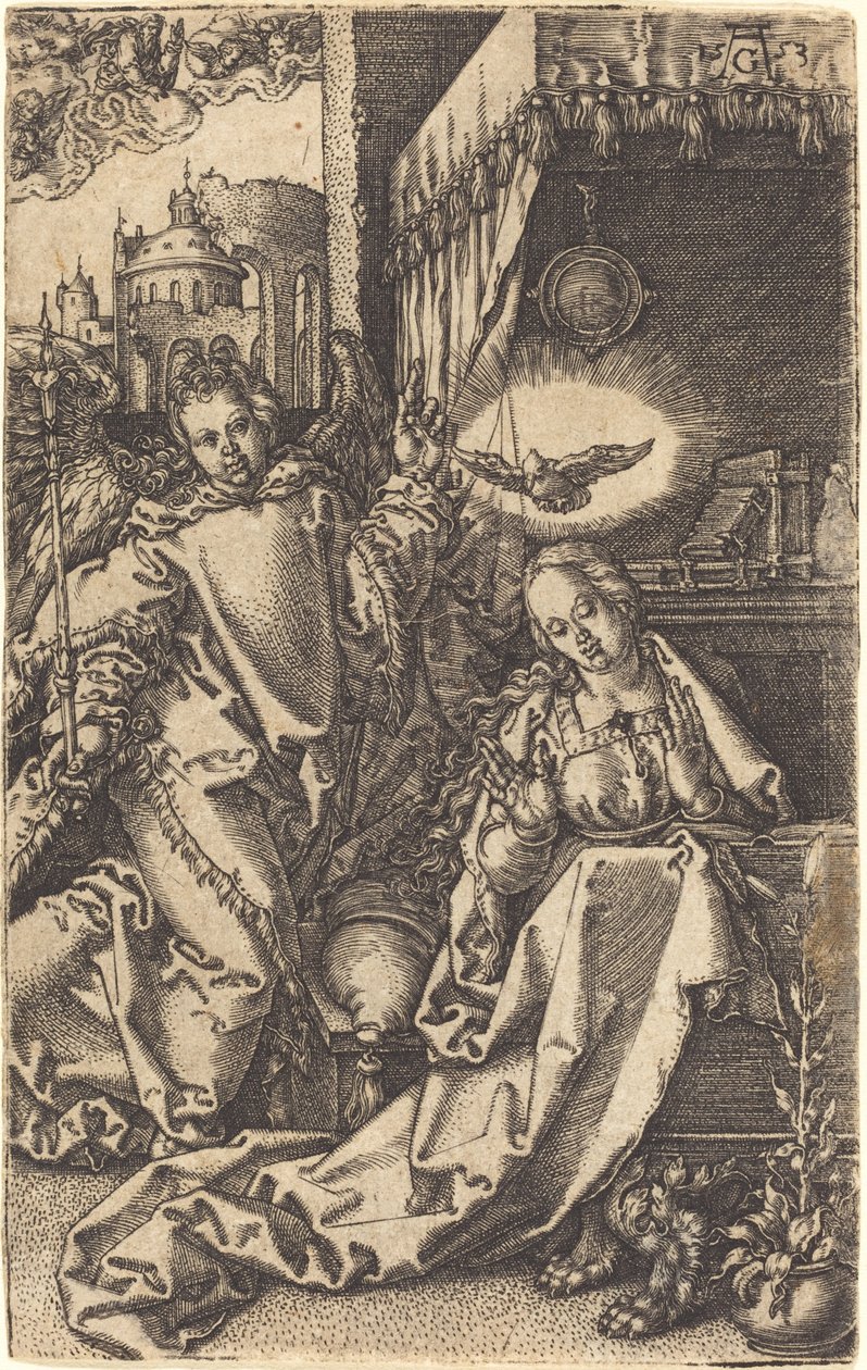 Bebudelsen, 1553. av Heinrich Aldegrever