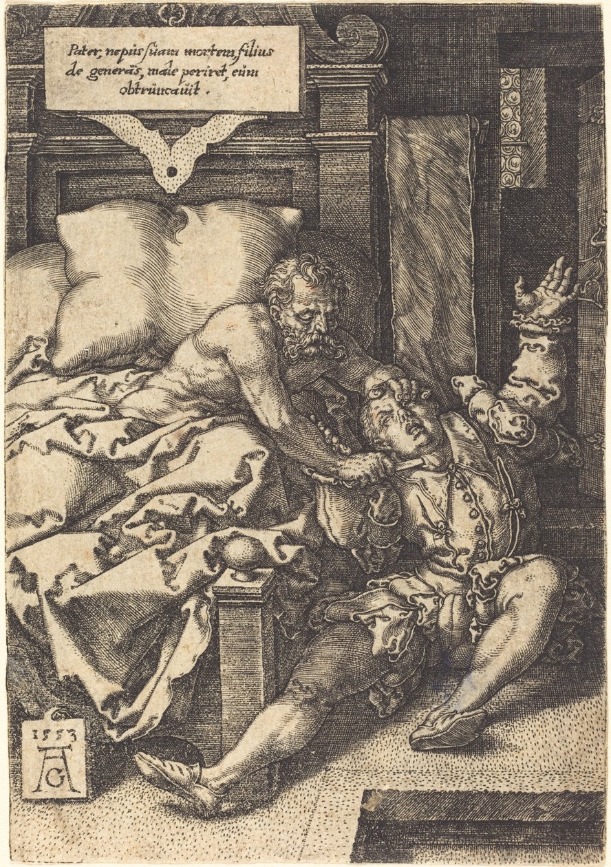 Den alvorlige faren av Heinrich Aldegrever