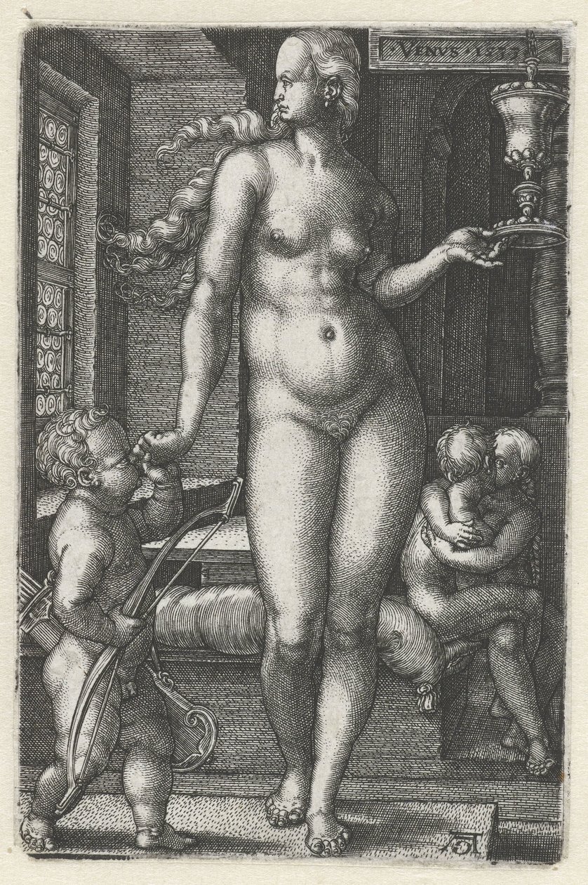 Venus (tittel på objekt) The Seven Planets (serietittel) av Heinrich Aldegrever