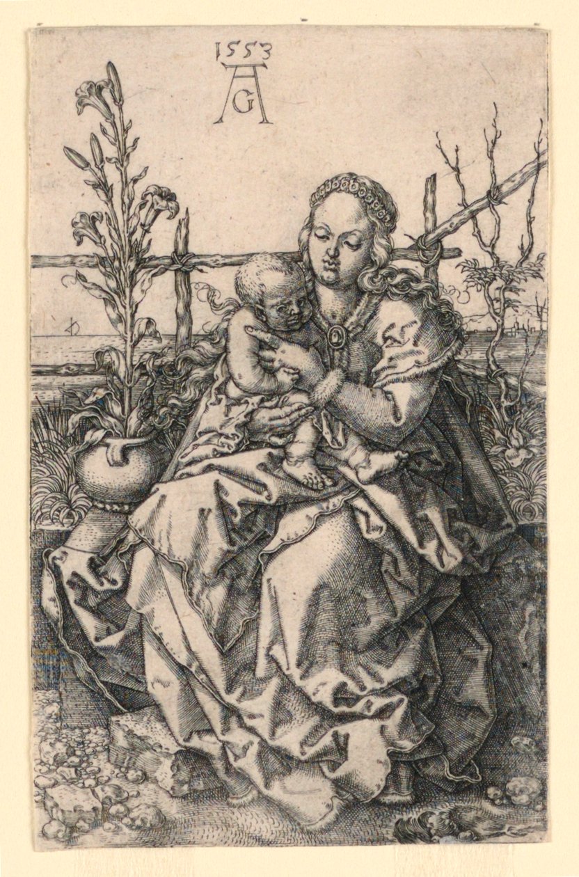 Jomfru og barn av Heinrich Aldegrever