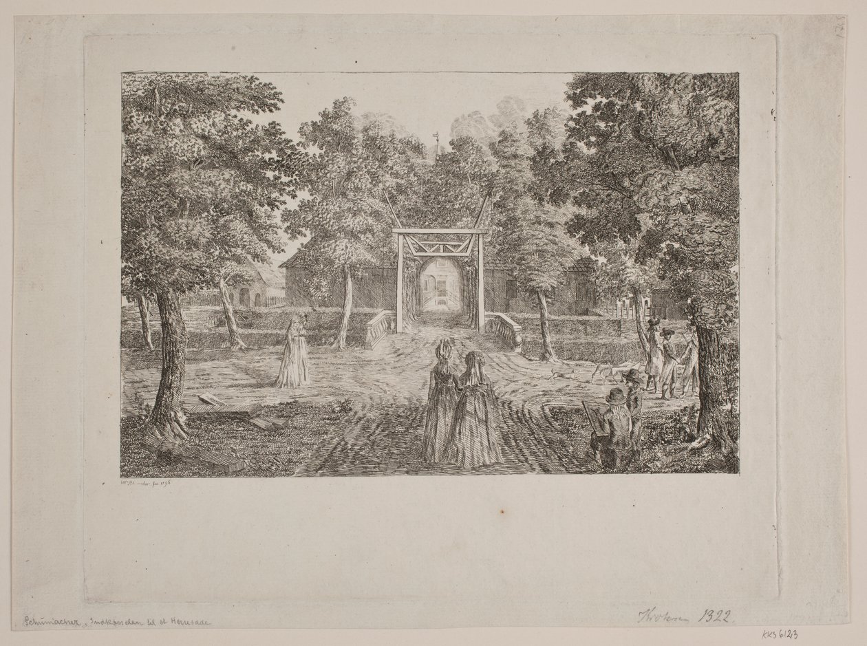 Innkjørsel til en gentlemannsete av Heinrich Christian Schumacher