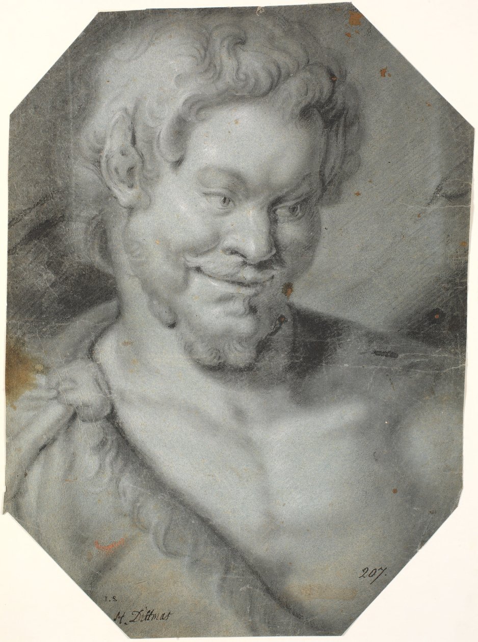 Byste av en faun av Heinrich Dittmers