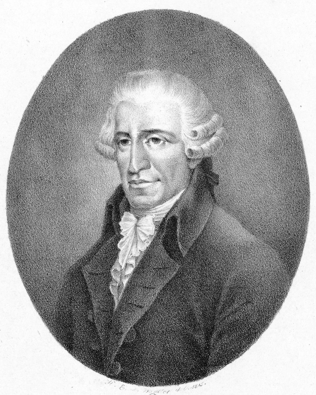 Avbildet person: Joseph Haydn av Heinrich Eduard Winter