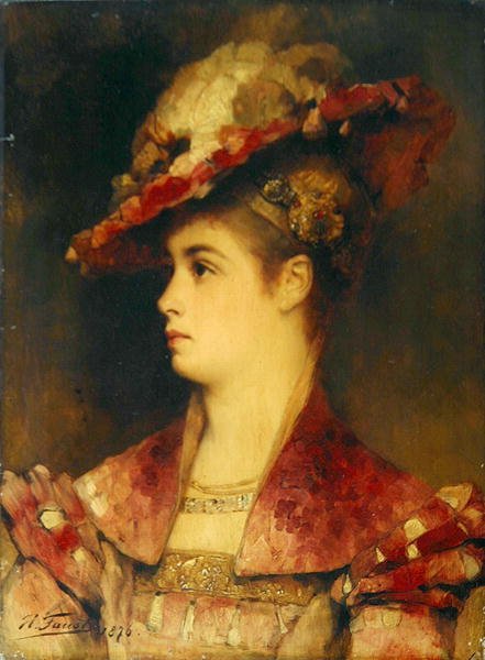 Portrett av en kvinne av Heinrich Faust