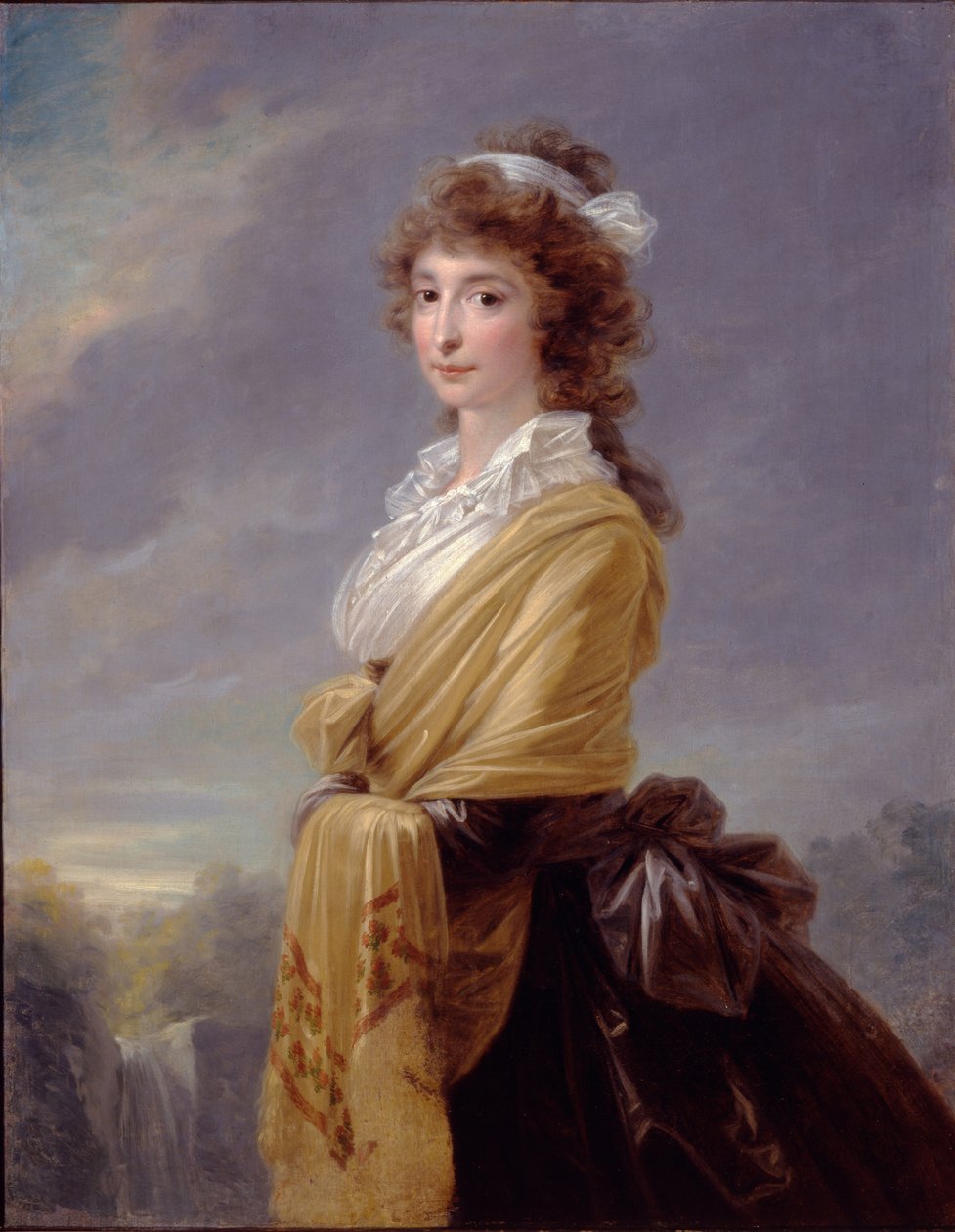 Portrett av grevinne Elisabeth von Thun-Hohenstein 1764-1806, 1787 av Heinrich Friedrich Füger