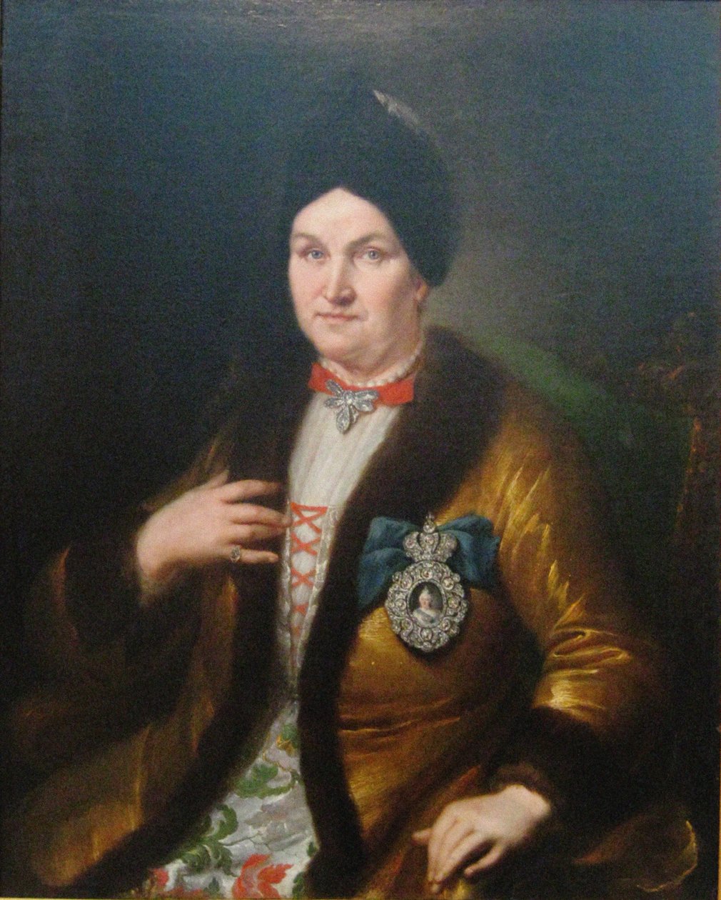 Natalya Demyanovna Razumovskaya, 1746 av Heinrich Gottlieb Häuser