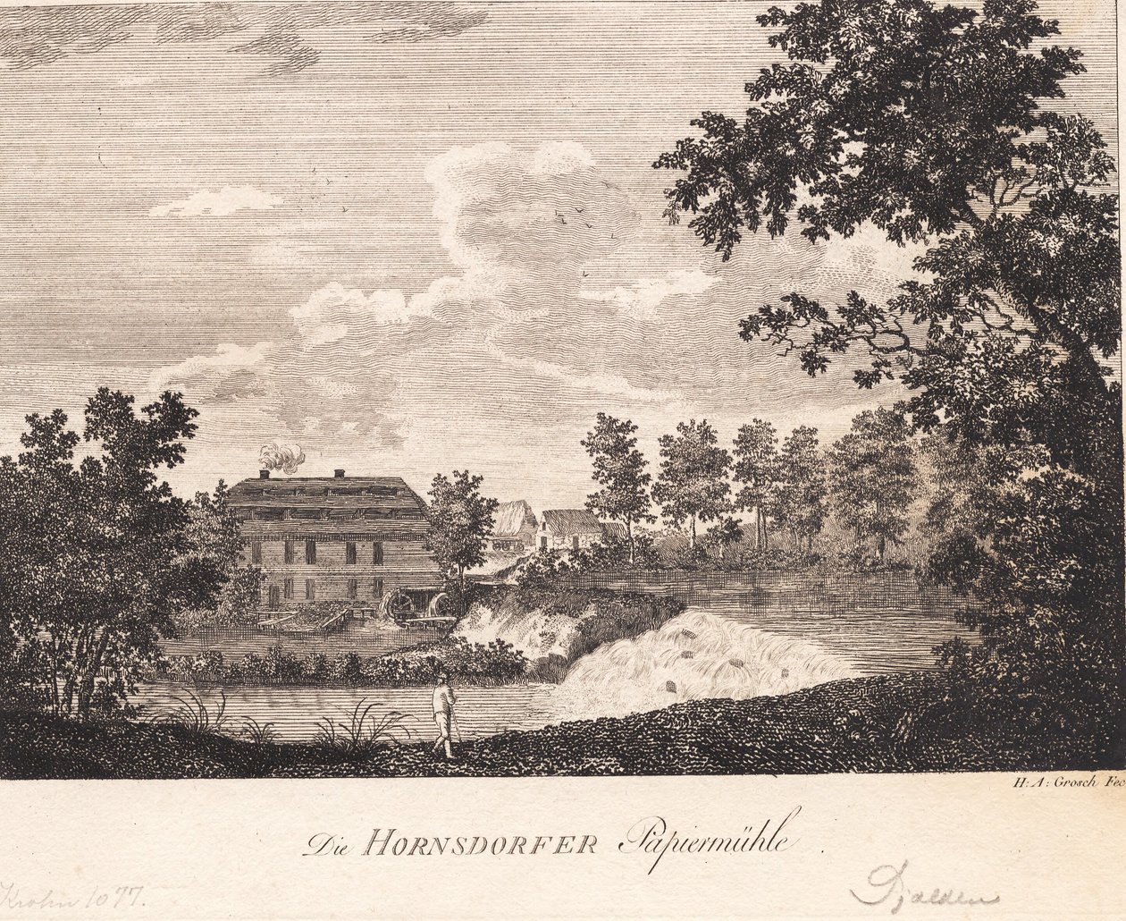 Hornsdorf papirfabrikk av Heinrich Grosch