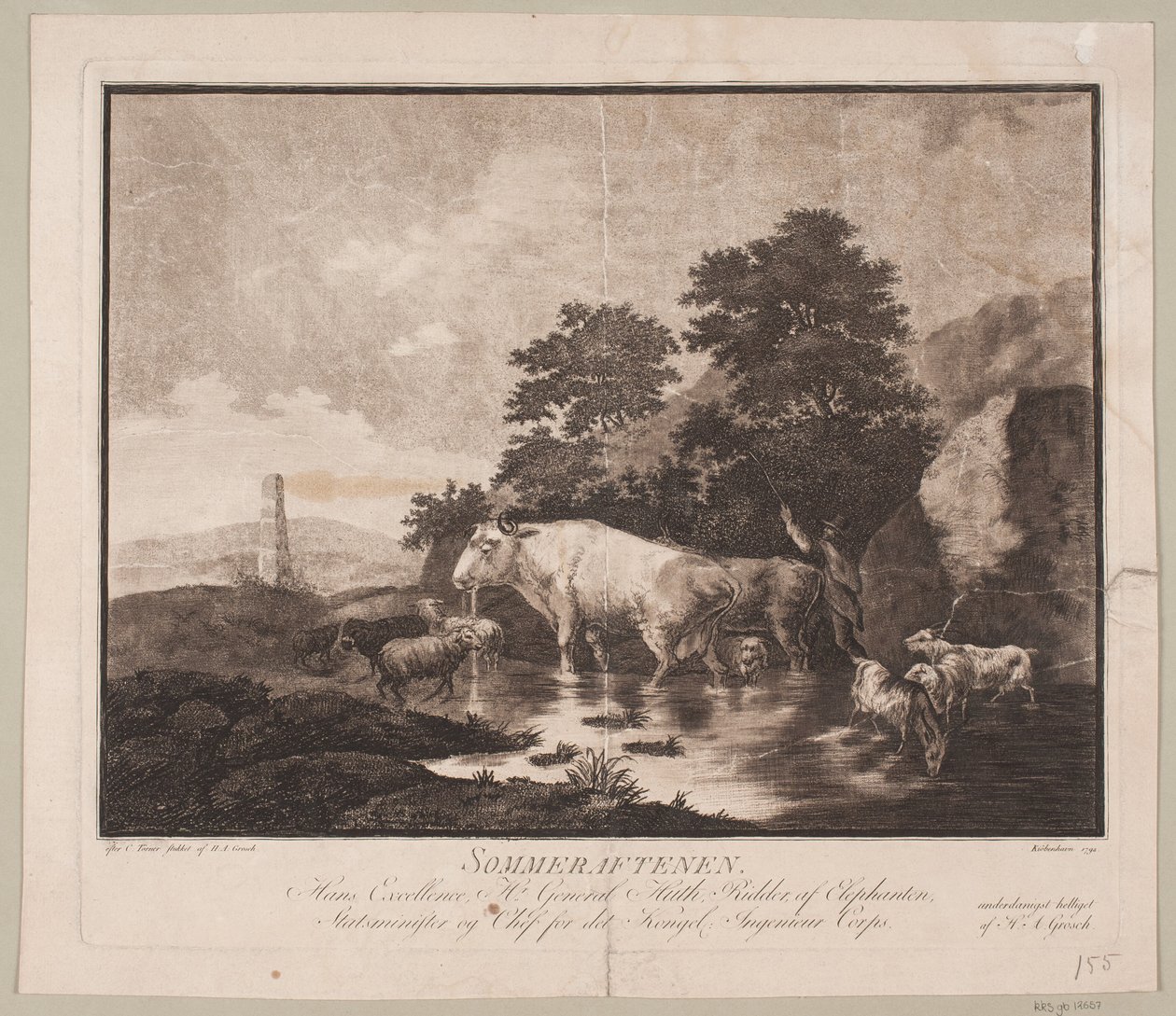 Sommerkvelden av Heinrich Grosch